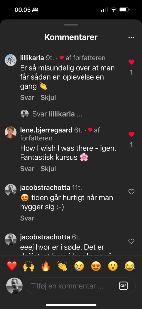 tilbagemelding instagram hypnose uddannelse